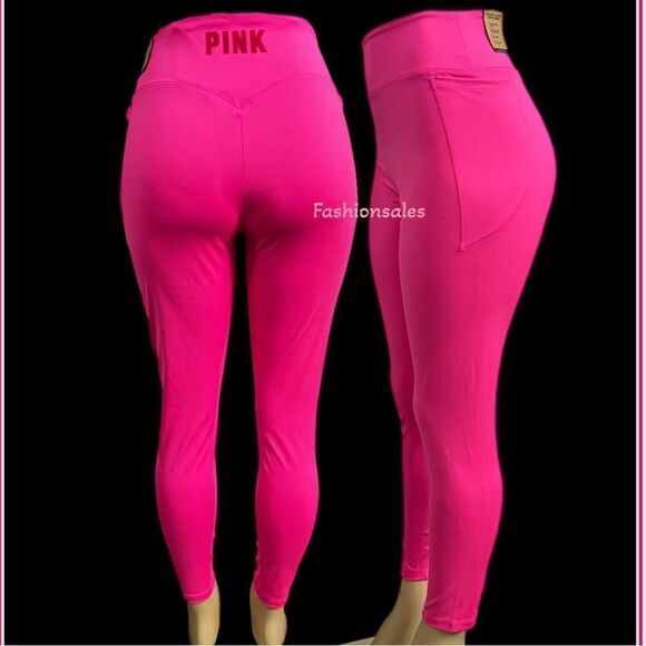 Victoria’s Secret Pink Active Soft Ultimate high Waist Full Length V leggings XL - Picture 5 of 5